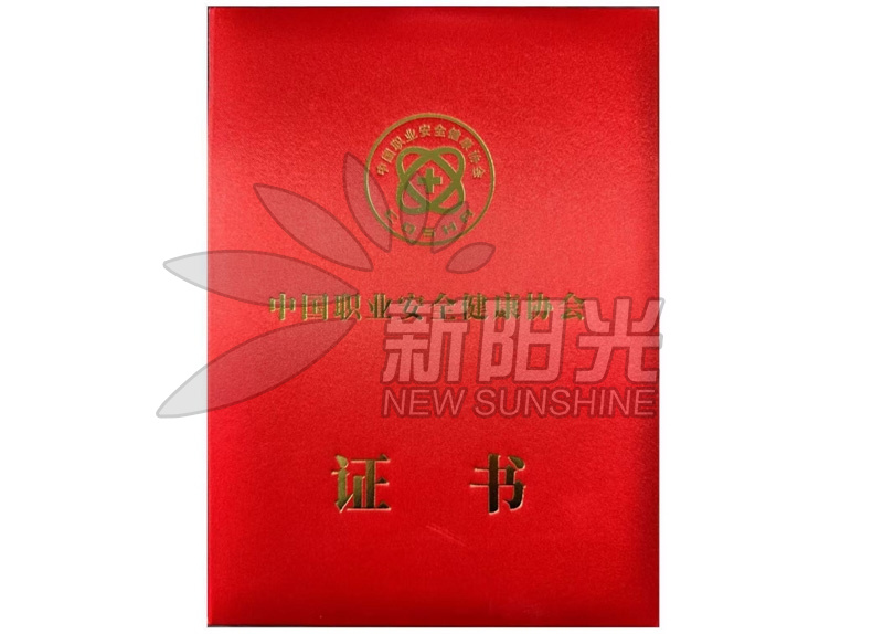 中國職業(yè)安全健康協(xié)會科學(xué)技術(shù)獎